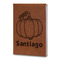 Pumpkins Leatherette Journals - Large - Double Sided - Angled View