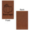 Pumpkins Leatherette Sketchbooks - Small - Single Sided - Front & Back View