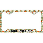 Pumpkins License Plate Frame - Style C (Personalized)