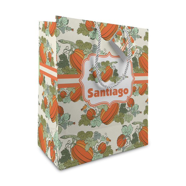 Custom Pumpkins Medium Gift Bag (Personalized)