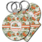 Pumpkins Plastic Keychain (Personalized)