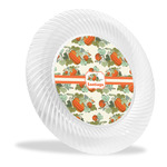 Pumpkins Plastic Party Dinner Plates - 10" (Personalized)