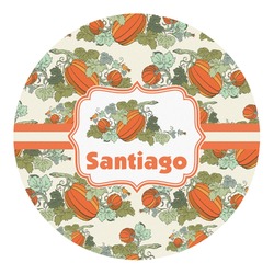 Pumpkins Round Decal - XLarge (Personalized)