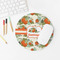 Pumpkins Round Mousepad - LIFESTYLE 2