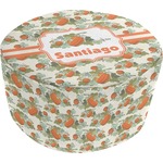 Pumpkins Round Pouf Ottoman (Personalized)