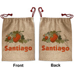 Pumpkins Santa Sack - Front & Back (Personalized)