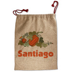 Pumpkins Santa Sack - Front (Personalized)