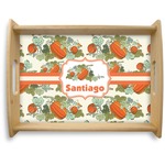 Pumpkins Natural Wooden Tray - Large (Personalized)