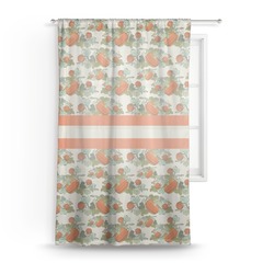 Pumpkins Sheer Curtain - 50"x84"