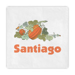 Pumpkins Standard Decorative Napkins (Personalized)