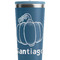 Pumpkins Steel Blue RTIC Everyday Tumbler - 28 oz. - Close Up