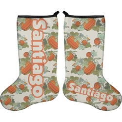 Pumpkins Holiday Stocking - Double-Sided - Neoprene (Personalized)