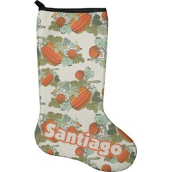 Pumpkins Holiday Stocking - Single-Sided - Neoprene (Personalized)