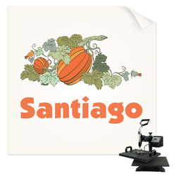 Pumpkins Sublimation Transfer - Shirt Back / Men (Personalized)