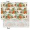 Pumpkins Tissue Paper - Lightweight - Small - Front & Back