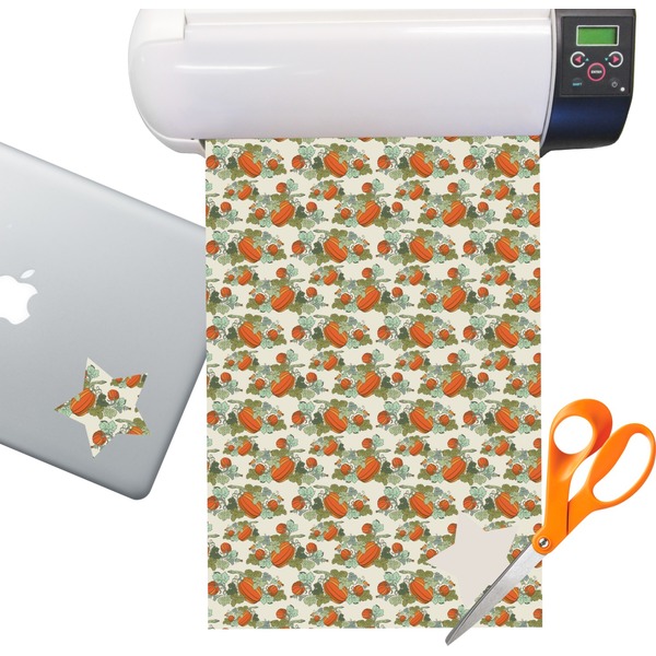 Custom Pumpkins Sticker Vinyl Sheet (Permanent)