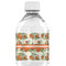 Pumpkins Water Bottle Label - Back View