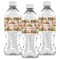 Pumpkins Water Bottle Labels - Front View