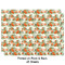 Pumpkins Wrapping Paper Sheet - Double Sided - Front