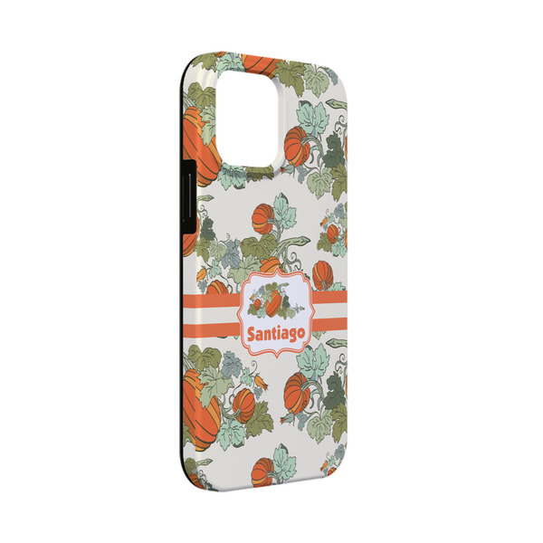 Custom Pumpkins iPhone Case - Rubber Lined - iPhone 13 Mini (Personalized)