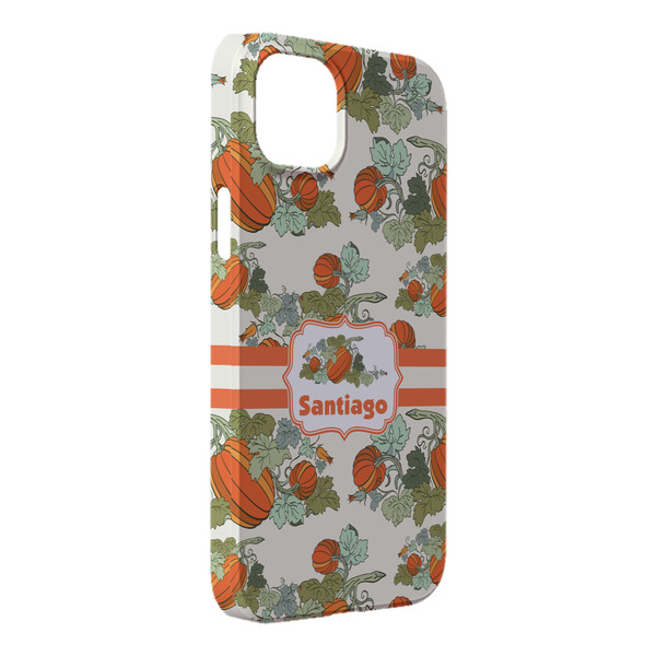 Custom Pumpkins iPhone Case - Plastic - iPhone 14 Plus (Personalized)