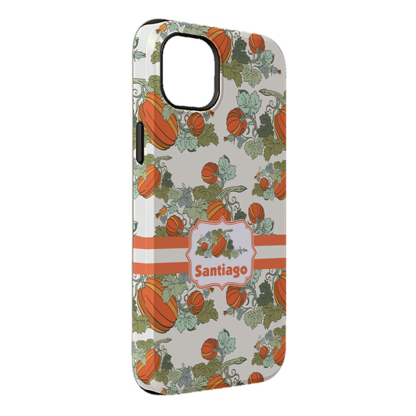 Custom Pumpkins iPhone Case - Rubber Lined - iPhone 14 Pro Max (Personalized)