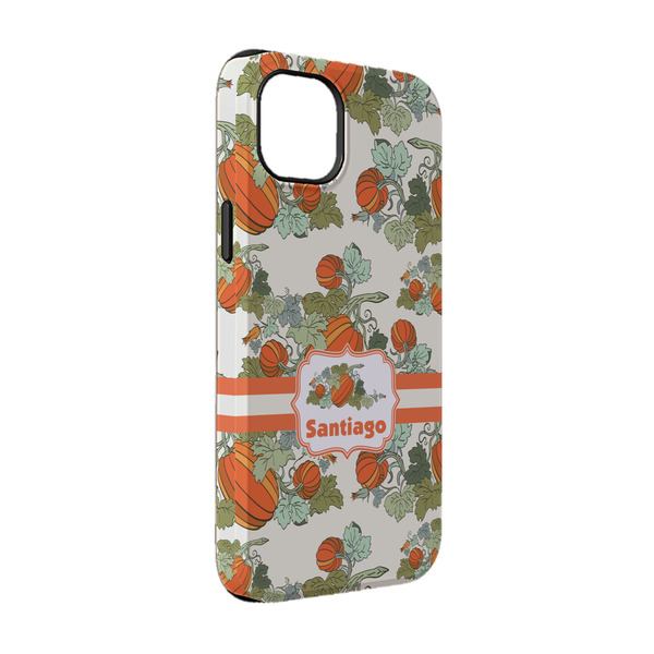 Custom Pumpkins iPhone Case - Rubber Lined - iPhone 14 Pro (Personalized)