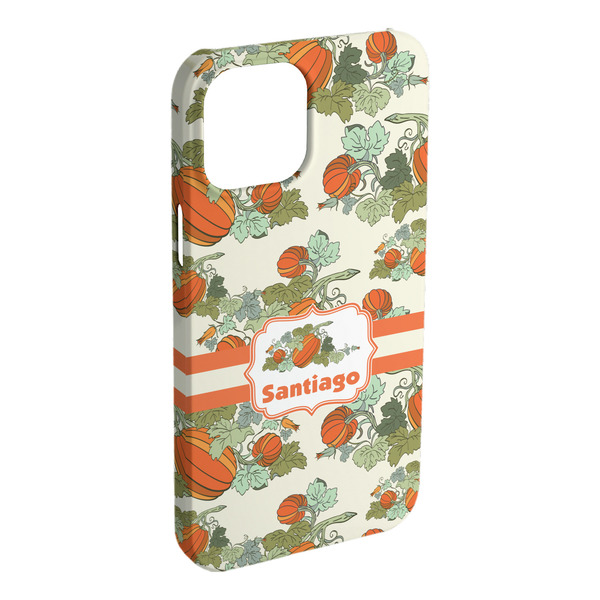 Custom Pumpkins iPhone Case - Plastic - iPhone 15 Plus (Personalized)