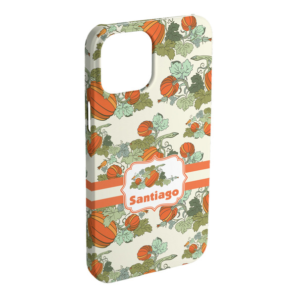 Custom Pumpkins iPhone Case - Plastic - iPhone 15 Pro Max (Personalized)