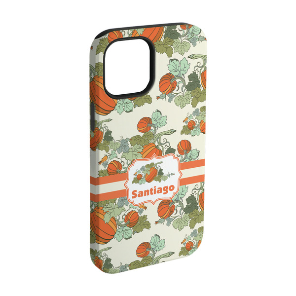 Custom Pumpkins iPhone Case - Rubber Lined - iPhone 15 Pro (Personalized)