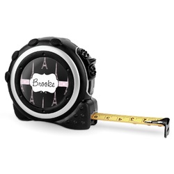 Black Eiffel Tower Tape Measure - 16 Ft (Personalized)