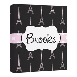 Black Eiffel Tower Canvas Print - 20x24 (Personalized)