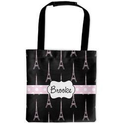 Black Eiffel Tower Auto Back Seat Organizer Bag (Personalized)