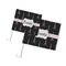 Black Eiffel Tower Car Flags - PARENT MAIN (both sizes)