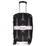 Black Eiffel Tower Suitcase (Personalized)