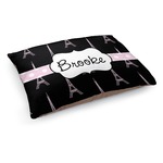 Black Eiffel Tower Dog Bed - Medium w/ Name or Text