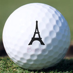 Black Eiffel Tower Golf Balls - Titleist Pro V1 - Set of 12 (Personalized)