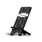 Black Eiffel Tower Cell Phone Stand (Large) (Personalized)