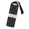 Black Eiffel Tower Plastic Bookmarks - Front