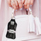 Black Eiffel Tower Sanitizer Holder Keychain - Large (LIFESTYLE)