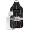 Black Eiffel Tower Sanitizer Holder Keychain - Large with Case