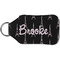 Black Eiffel Tower Sanitizer Holder Keychain - Small (Back)