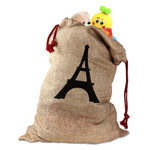 Black Eiffel Tower Santa Sack (Personalized)