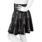 Black Eiffel Tower Skater Skirt - Side