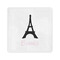 Black Eiffel Tower Standard Cocktail Napkins (Personalized)