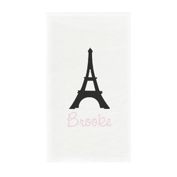 Black Eiffel Tower Guest Paper Towels - Full Color - Standard (Personalized)