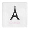 Black Eiffel Tower Decorative Paper Napkins (Personalized)