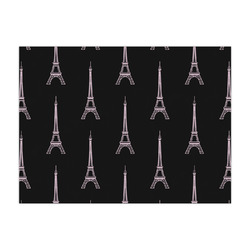 Black Eiffel Tower Large Tissue Papers Sheets - Heavyweight