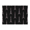 Black Eiffel Tower Tissue Paper - Heavyweight - Large - Front