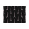 Black Eiffel Tower Tissue Paper - Heavyweight - Medium - Front